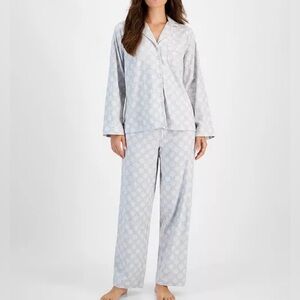 Charter Club Intimates Flannel Pajama Set Size M NWT